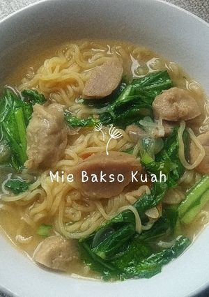 Foto resep Mie Bakso Kuah