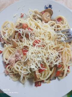 Una foto de Pasta con verduras