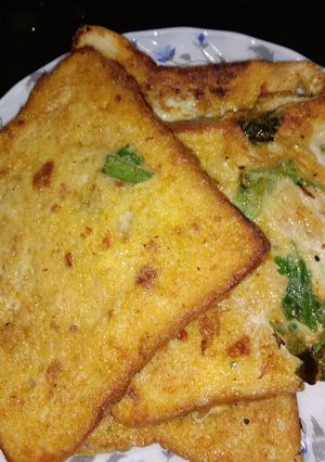 A picture of Bread omelette.