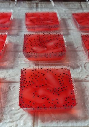 Foto resep Puding kopyor selasih