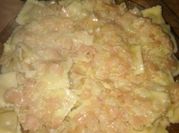 Una foto de salsa con crema de leche para pastas