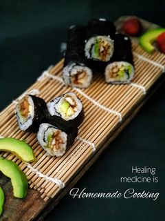 Foto resep 78. Chicken Sushi Roll / Ayam Nasi Gulung / Sushi Roll no msg