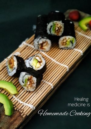 Foto resep 78. Chicken Sushi Roll / Ayam Nasi Gulung / Sushi Roll no msg