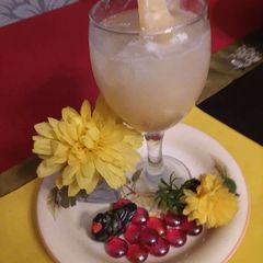 PineApple drink 🍍🍷☉ #drinkcontest A picture of PineApple drink 🍍🍷☉ #drinkcontest.