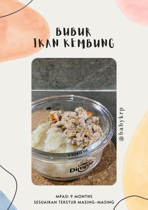 Foto resep Mpasi 9 bulan: bubur ikan kembung