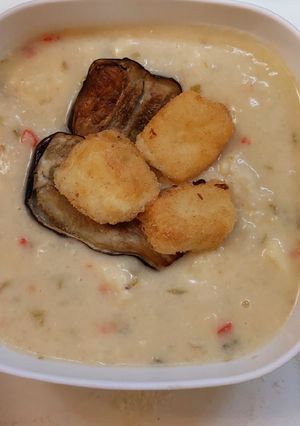Una foto de Mote de queso