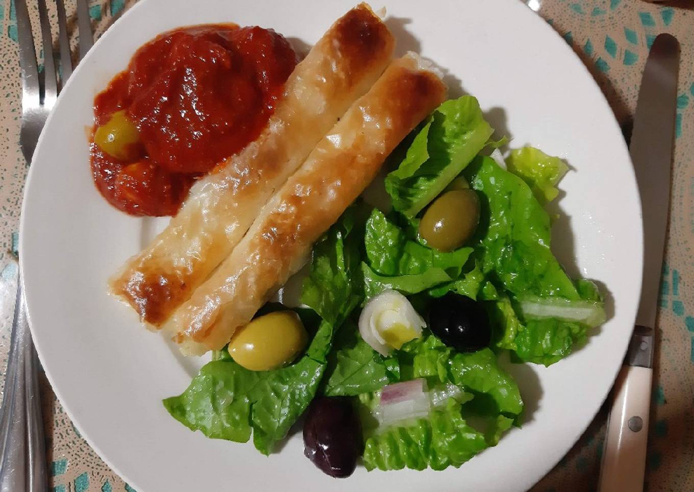 Börek turc a la pommes de terre fromage persil 🍴