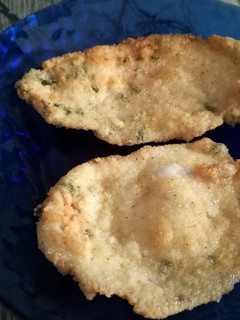 Una foto de Pechugas empanadas