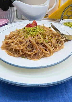 صورة لوصفة حلا الشعيرية بالهيل