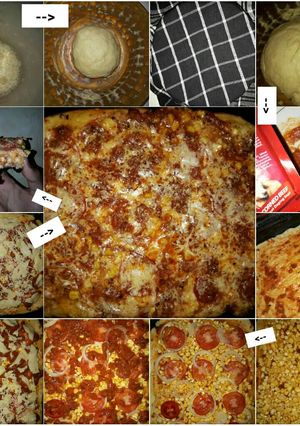 Foto resep Beef Corn Pizza (tanpa telur)