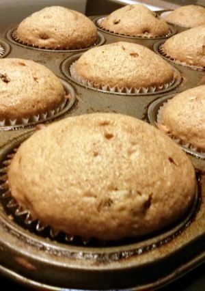 A picture of Pillsbury raisin pumpkin muffins.