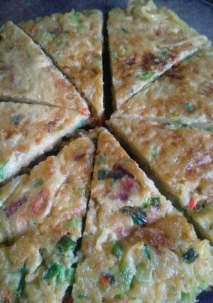 Foto resep Omelete mie instan