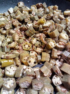 A picture of Choka Bhindi.