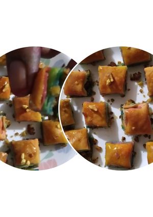 कलरफुल बकलावा रेसिपी चे मुख्य फोटो 