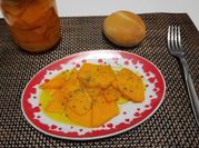 Una foto di zucca agrodolce