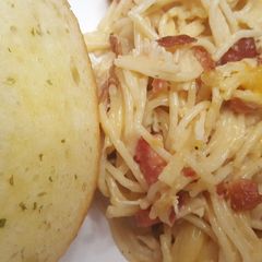 A picture of Chicken spaghetti.