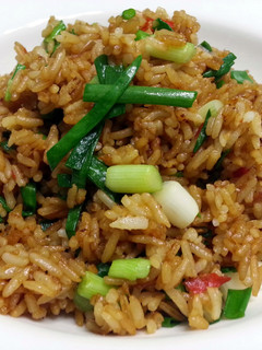 A picture of Spicy Vegan Fried Rice.