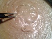A picture of pork drippings