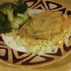 A picture of Cheesy Chops.