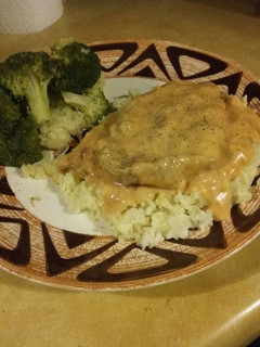 A picture of Cheesy Chops.