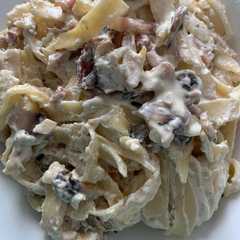 Una foto de Spaghettis carbonara
