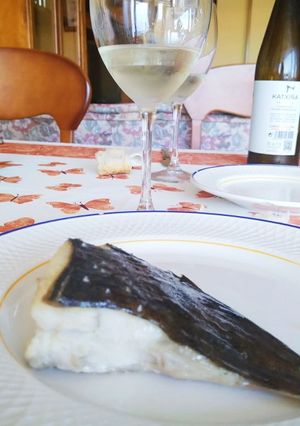 Una foto de Rodaballo al horno