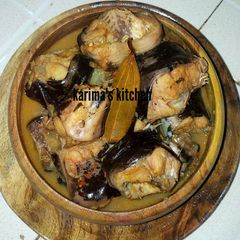 A picture of Catfish pepper soup.