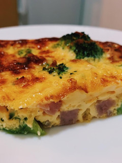 Una foto de Pastel de brócoli