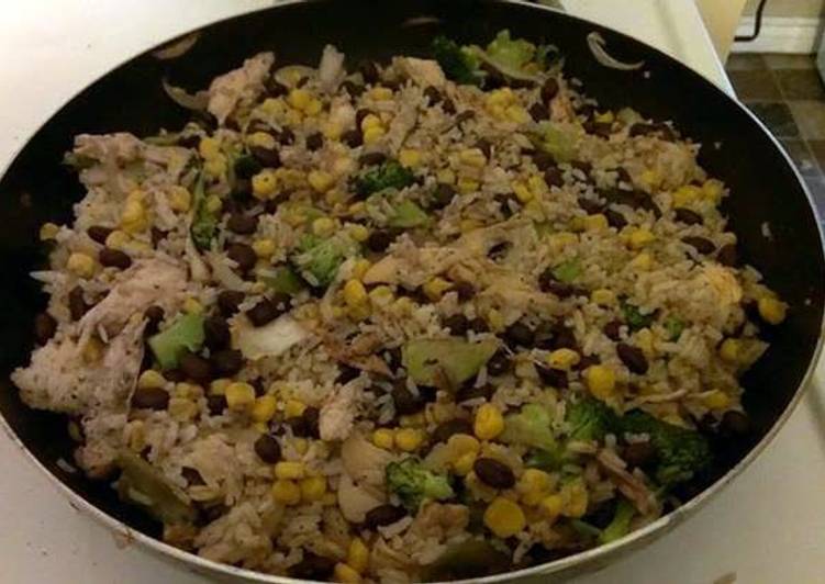 Recipe: Tasty Cajun Chicken and Rice