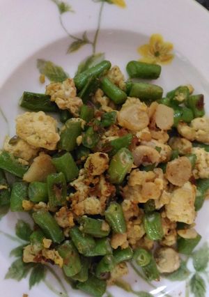 Foto resep Orak Arik Buncis Telor