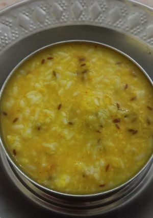 A picture of Dal khichdi.