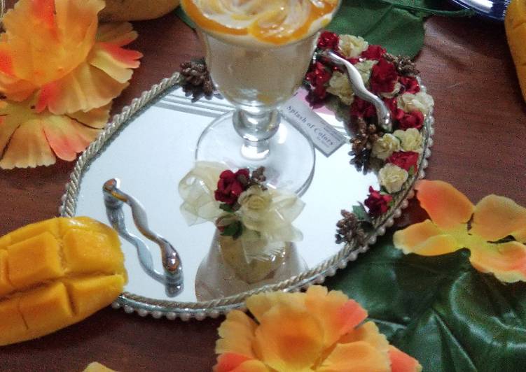 Recipe of Quick No bake mango dessert