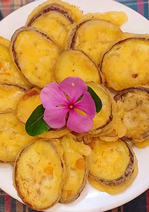 Hình của món Cà tím chiên giòn.