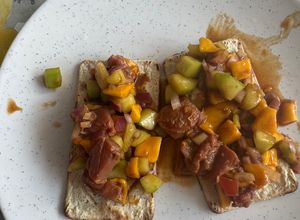 Una foto de Ceviche atún con Mango