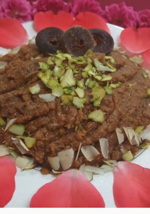 A picture of Anjeer Halwa.