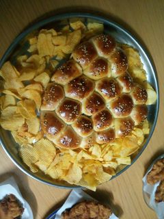 صورة لوصفة خليه النحل بالجبنه