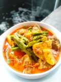 Kacang Panjang Mix Tahu Tempe Bumbu Kari