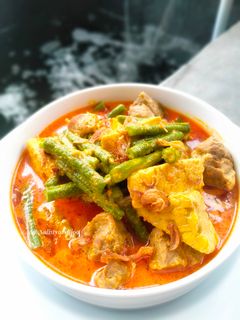 Foto resep Kacang Panjang Mix Tahu Tempe Bumbu Kari