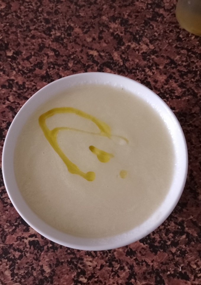 Una foto de Sopa fría de Melón