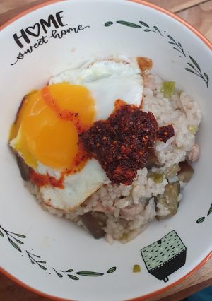 Foto resep Nasi Terong Korea -가지밥 (Gaji Bap) -