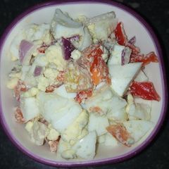 A picture of Egg salad.