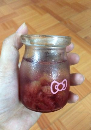 Hình của món Thạch mứt mận.