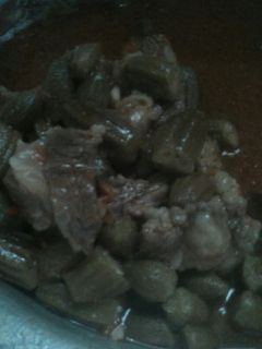 صورة لوصفة بامية باللحمة 😍