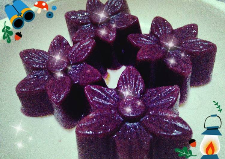 Resep 🍆Talam Ubi Ungu Susu🍮, Bisa Manjain Lidah