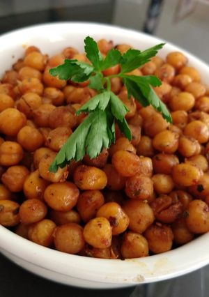 Una foto de Snacks de garbanzos crocantes