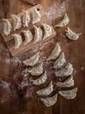 Gyozas rellenas de carne picada
