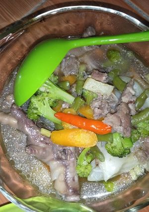 Foto resep Sayur sop ceker dan daging khusus promil