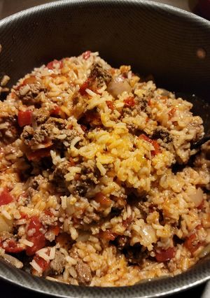 Spanish Rice With Ground Beef Recipe By Robyn Barnett