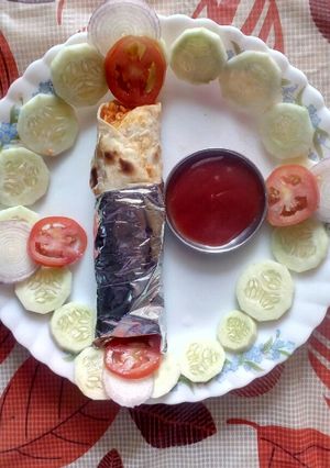 A picture of Noodles spring roll.
