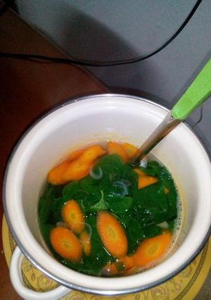 Foto resep Bening Bayam Wortel